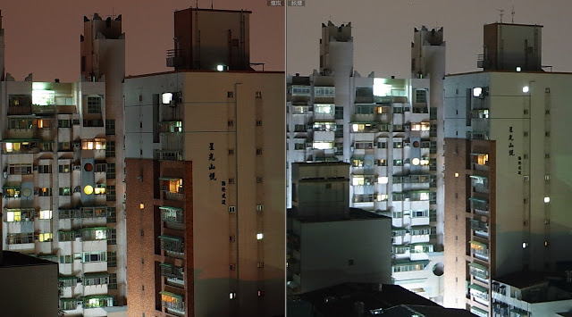 放大 100% 畫質細節比較