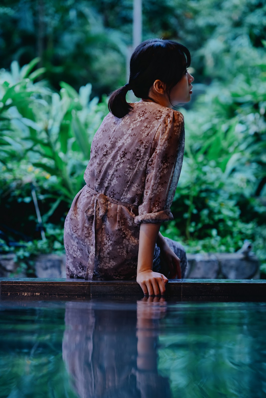 台東泓泉溫泉渡假村戶外綠色山林感寫真