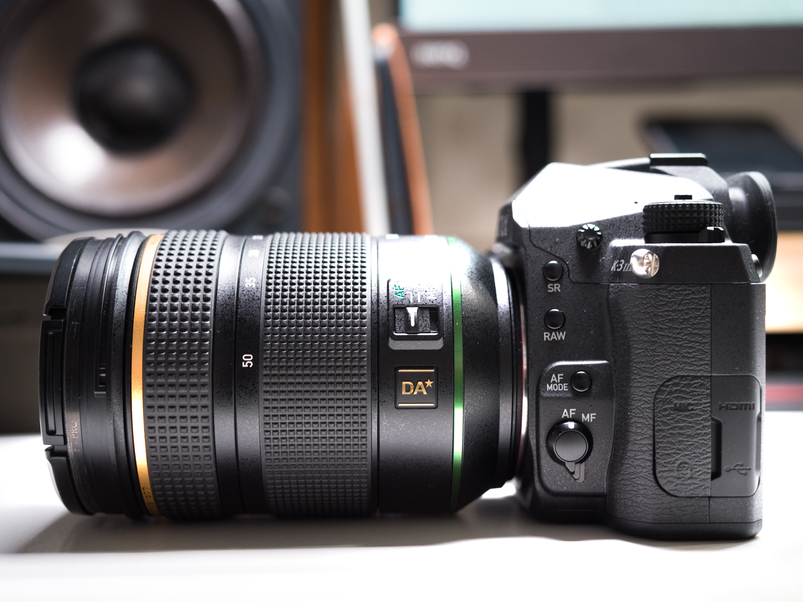PENTAX K-3 Mark III Monochrome 機身按鍵特寫