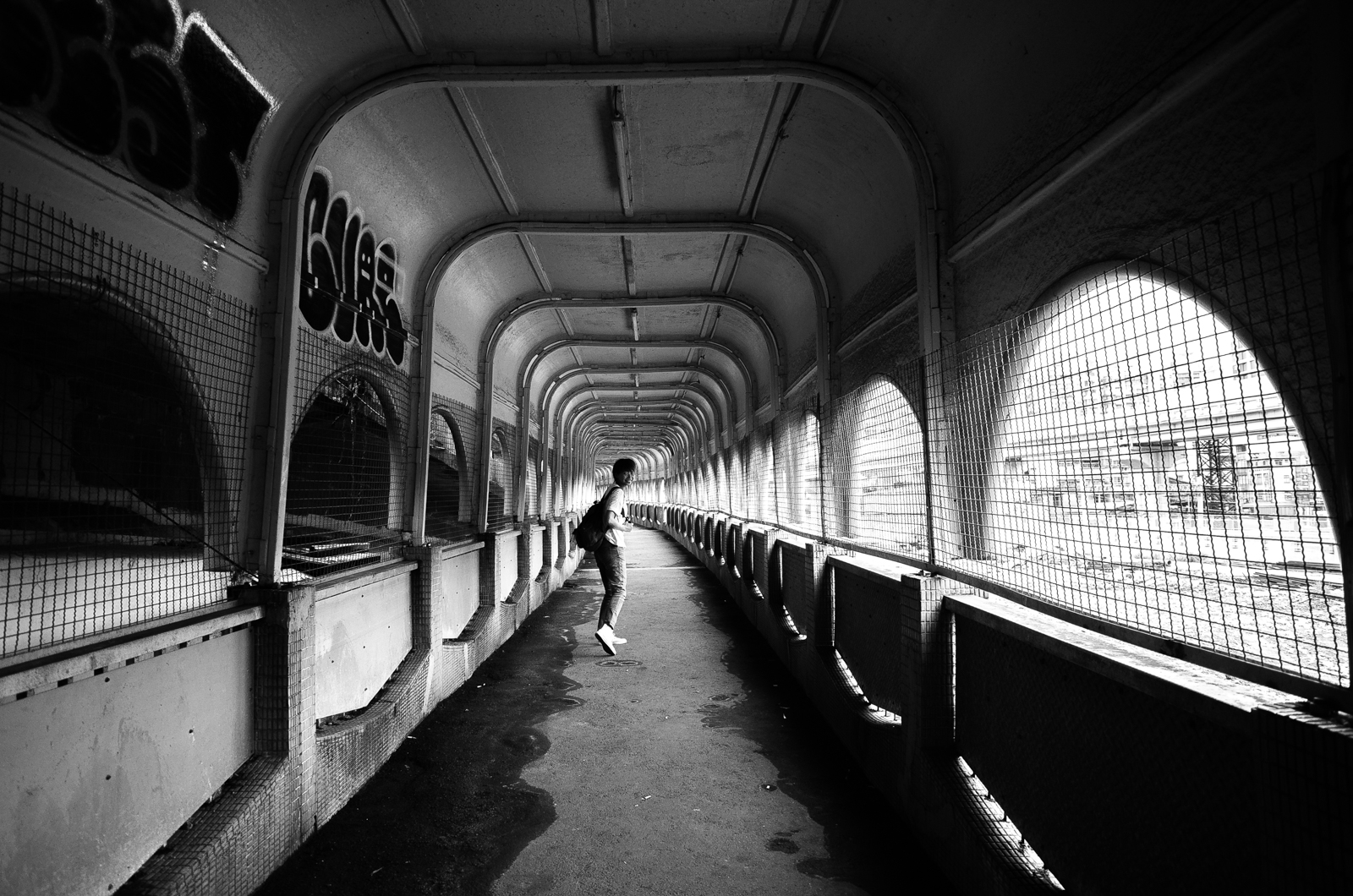 街道光線與紋理質感