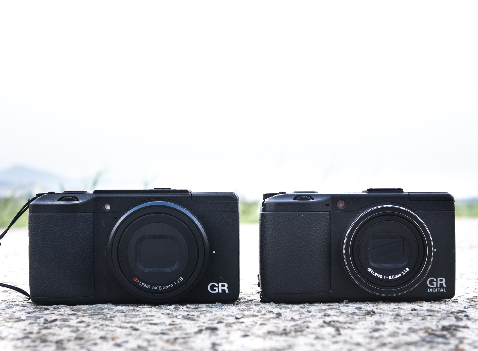 GR 與 GRD 外型設計比較