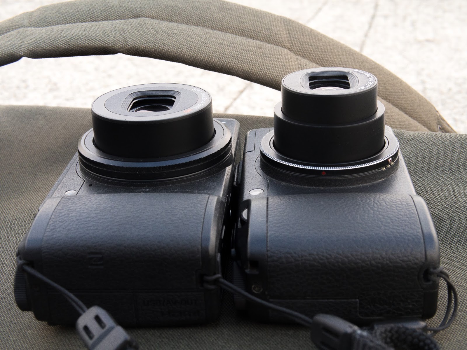 GR II 與 GRD III 鏡頭伸出長度比較