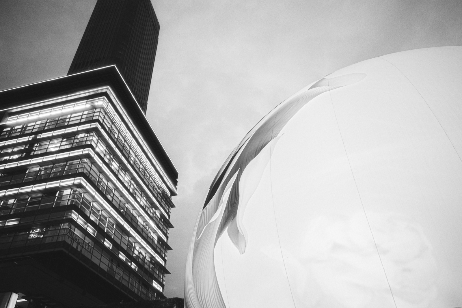 單色模式下的細緻顆粒紋理