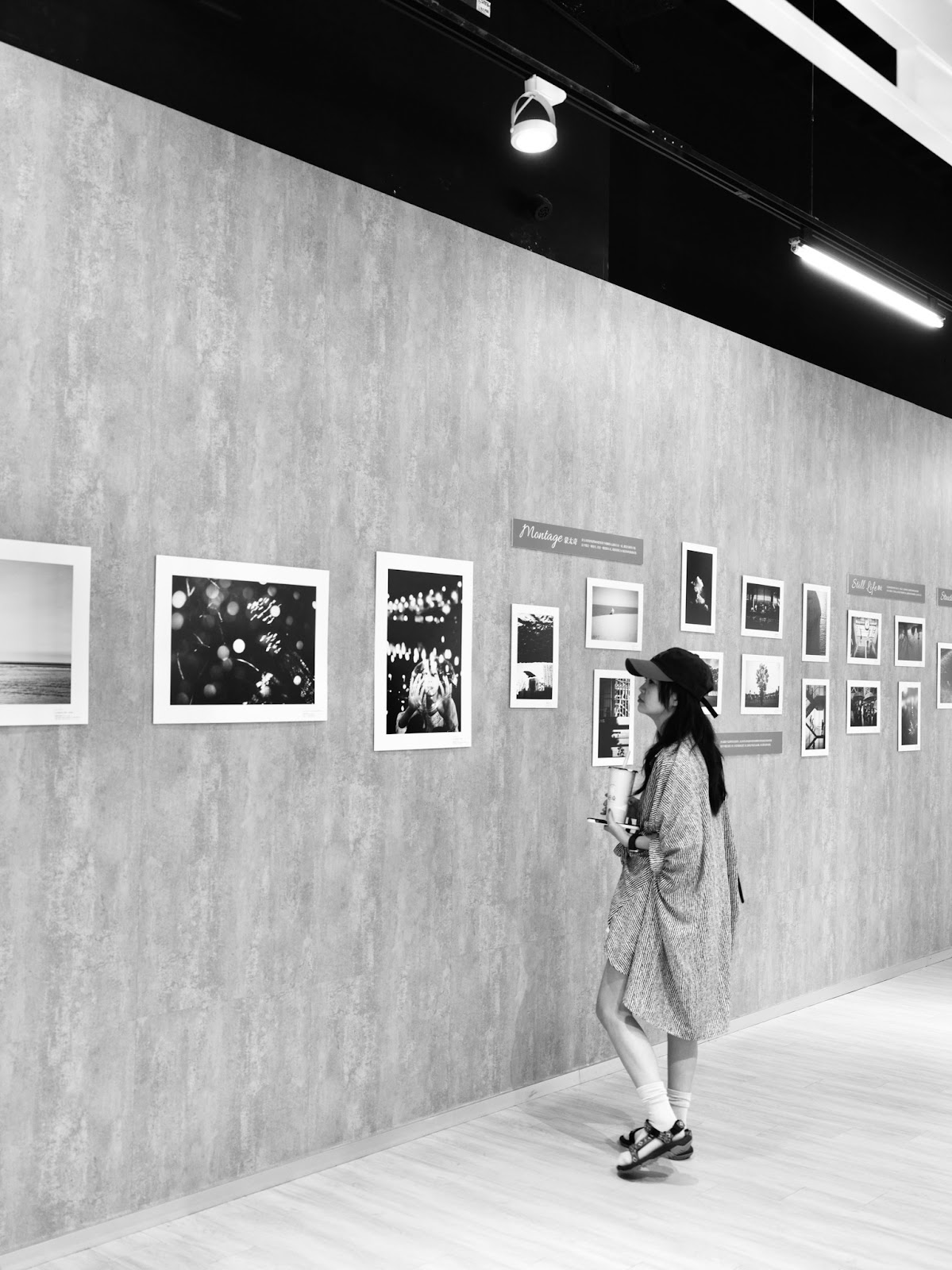 黑白攝影展展出作品：向光性與靜止