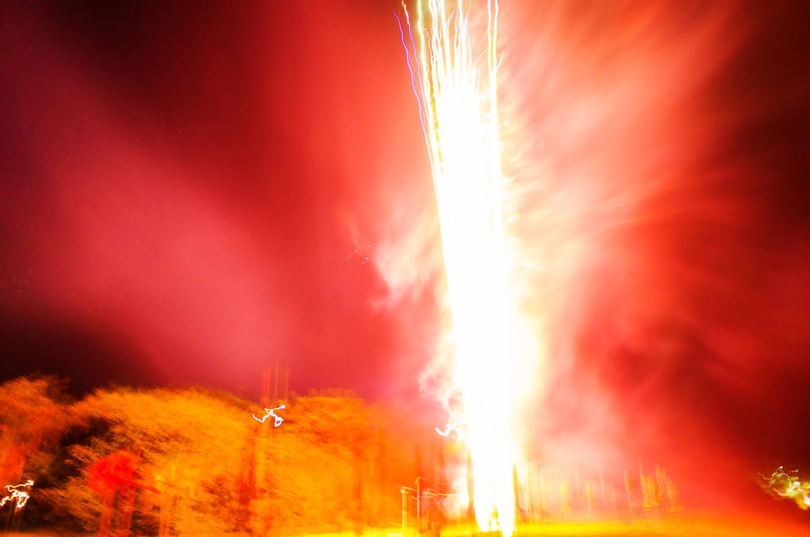 B快門拍攝煙火光影