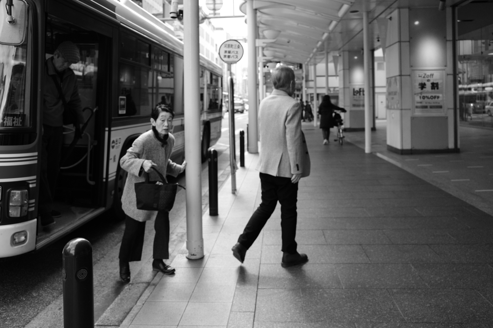 京都日常街景黑白快拍